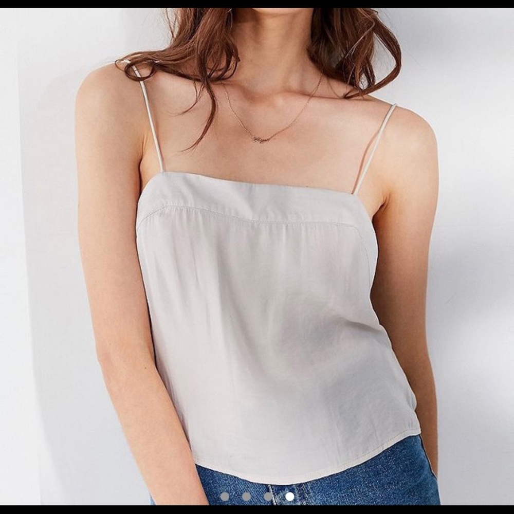Urban Outfitters NWT Ivory Square-Neck Camisole - Picture 1 of 4